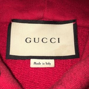 Gucci Snake Print Cotton Hoodie